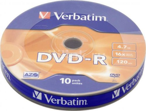 Диск.DVD-R.Verbatim.4,7Gb.16/43729           